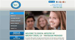 Desktop Screenshot of dentalartistrywc.com